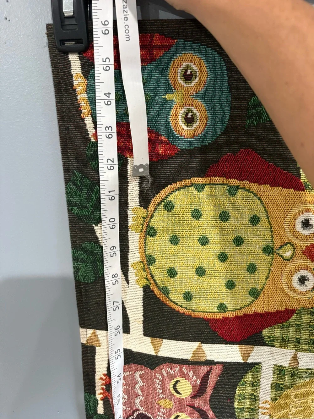 Vintage Owl Woven Tapestry Table Runner